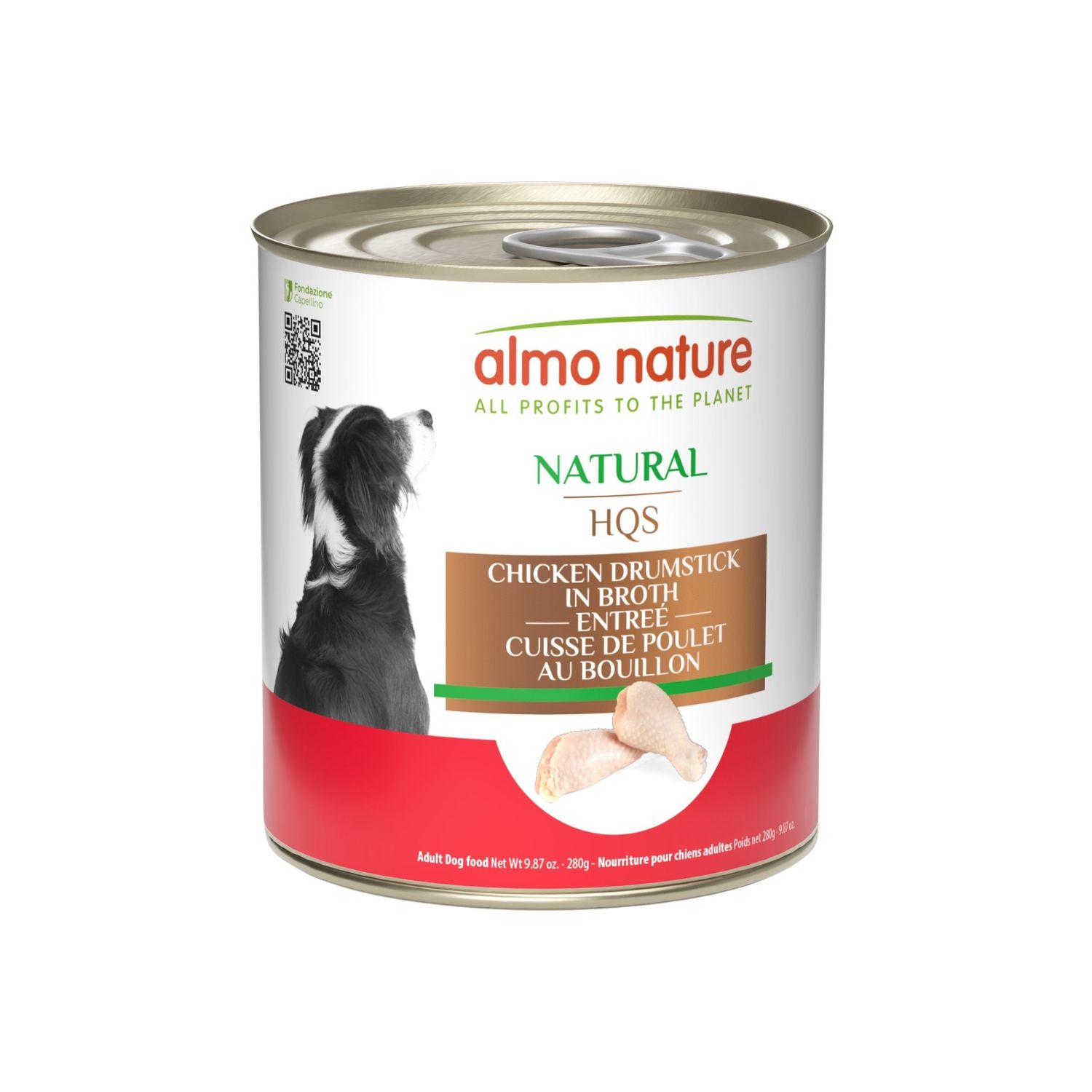 Almo Nature / Chien / HQS Natural / cuisse de poulet au bouillon _ 280g