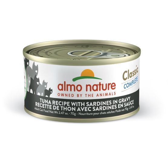 Almo Nature / Chat / Classic Complete _ thon avec sardines en sauce _70g