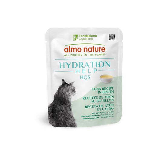 Almo Nature / Chat / HQS Hydratation Help _ recette de thon au bouillon _50g