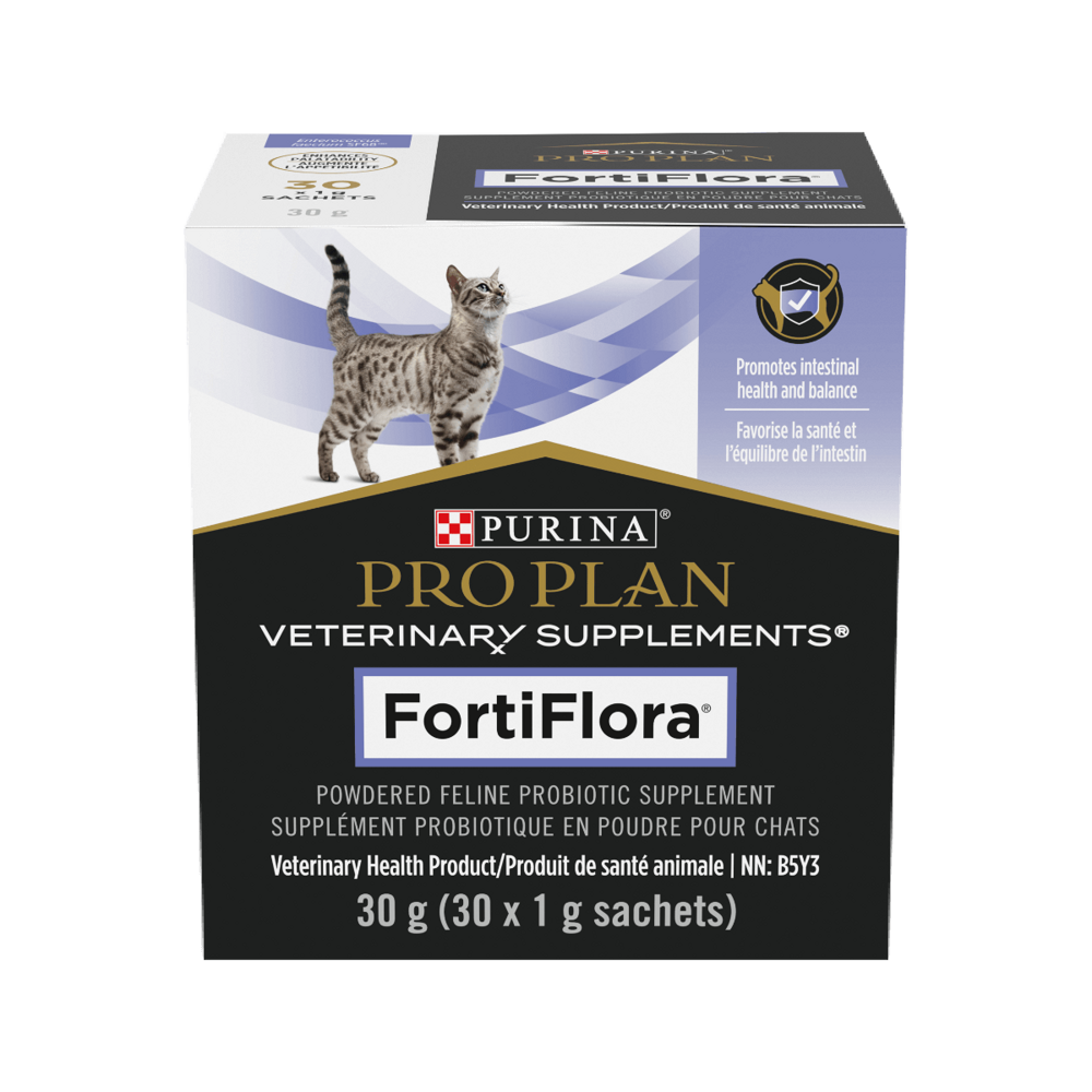 Pro Plan Veterinary Supplements🅫 / probiotique FortiFlora🅫 en poudre pour chats