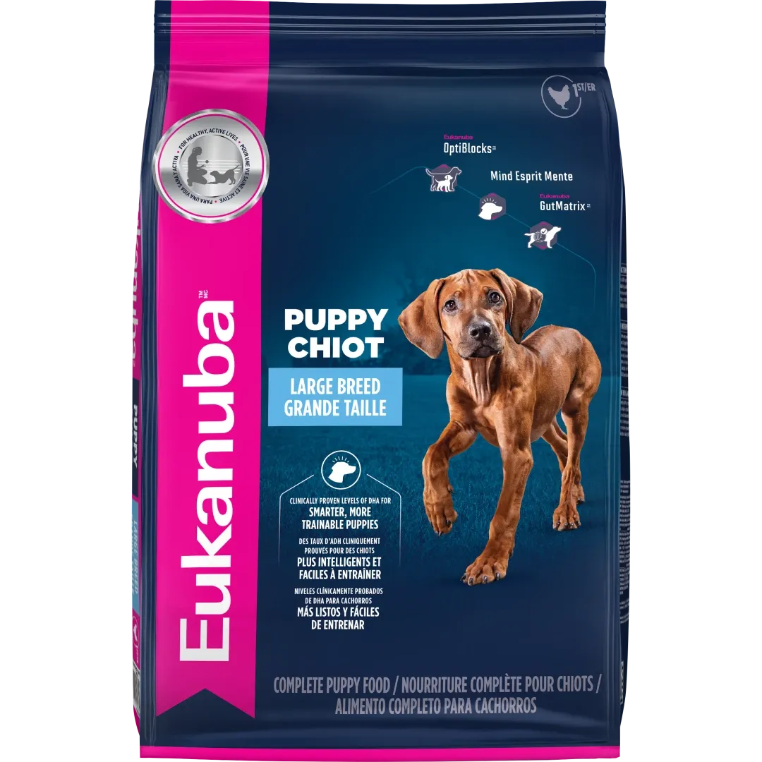 Eukanuba / Chiot / Grande taille _ poulet _ 33 lb