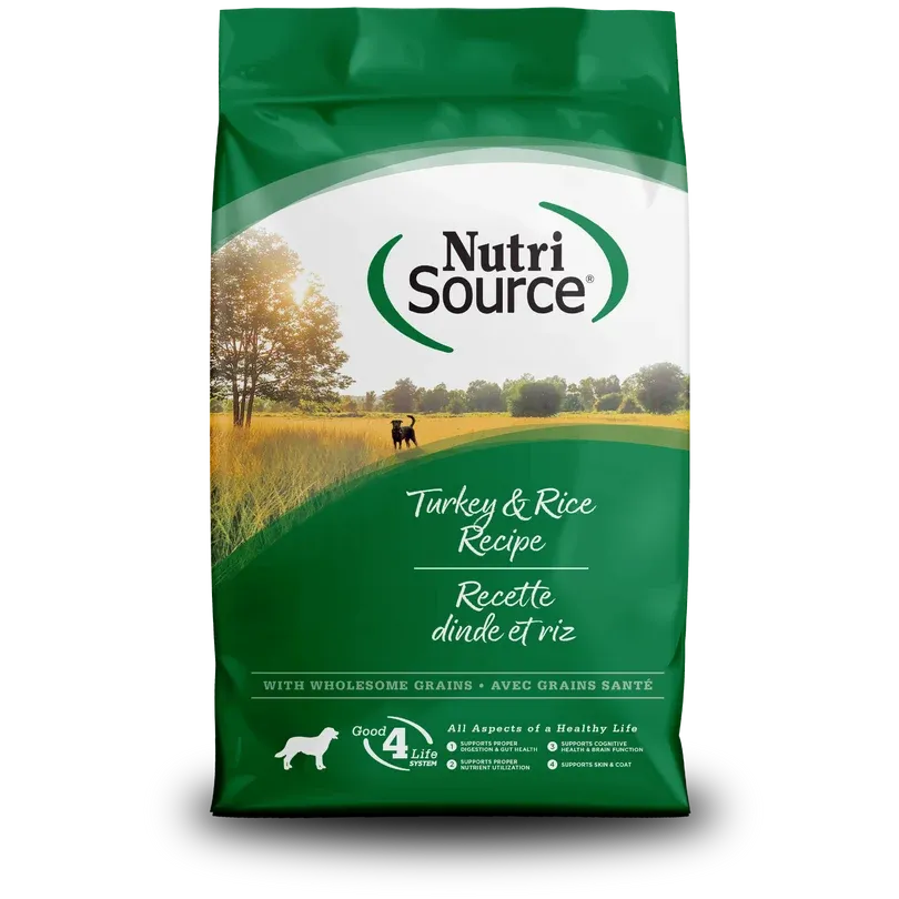 NutriSource / Chien / Dinde et Riz _ avec grains santé
