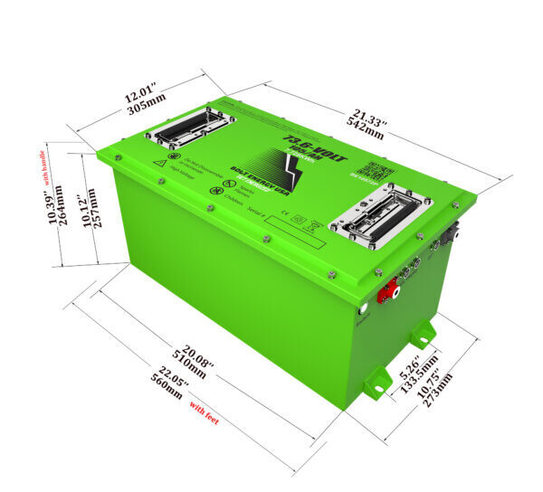 105AH 72 Volt Professional Lithium Battery Kit
