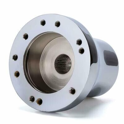 Chrome EZGO Steering Wheel Hub Adapter Fits For EZ-GO TXT and RXV Golf Carts