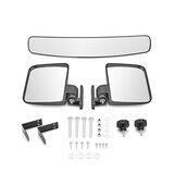 Golf Cart Side Mirrors and Wide Rear View Mirror Kit