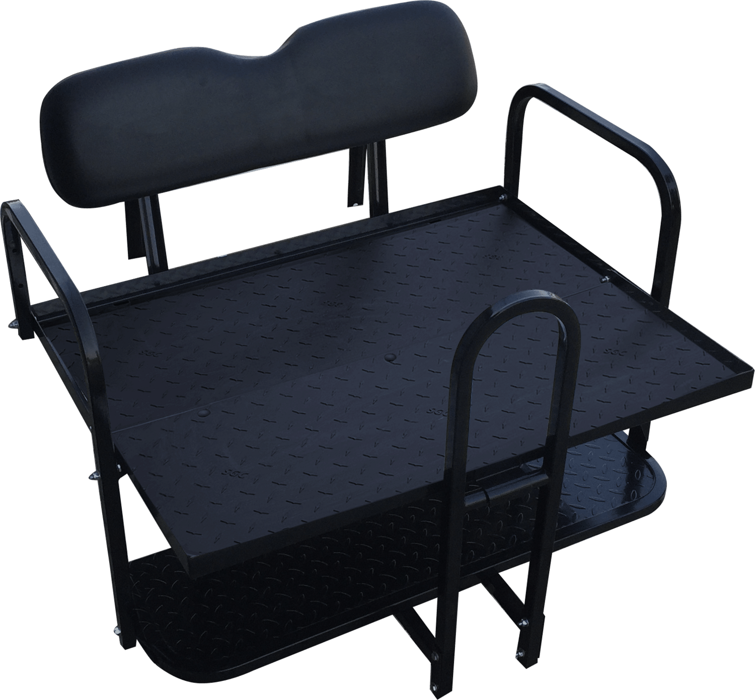 Rear Flip Seat For Club Car DS Golf Cart 19822000 Model (Buff Cushion