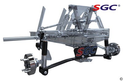SGC Lift Kit- 4″ Block (Spindle Extension) for Club Car DS (1982-2010)