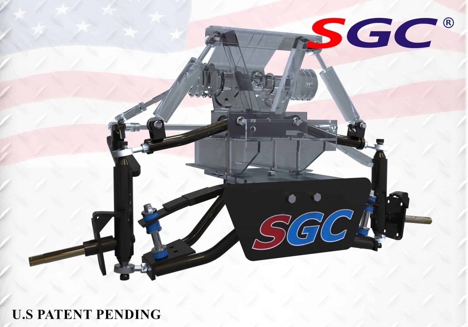SGC Lift Kit – 6” Heavy Duty Double A-Arm Suspension for Club Car Carryall/Villager (1996-2011)