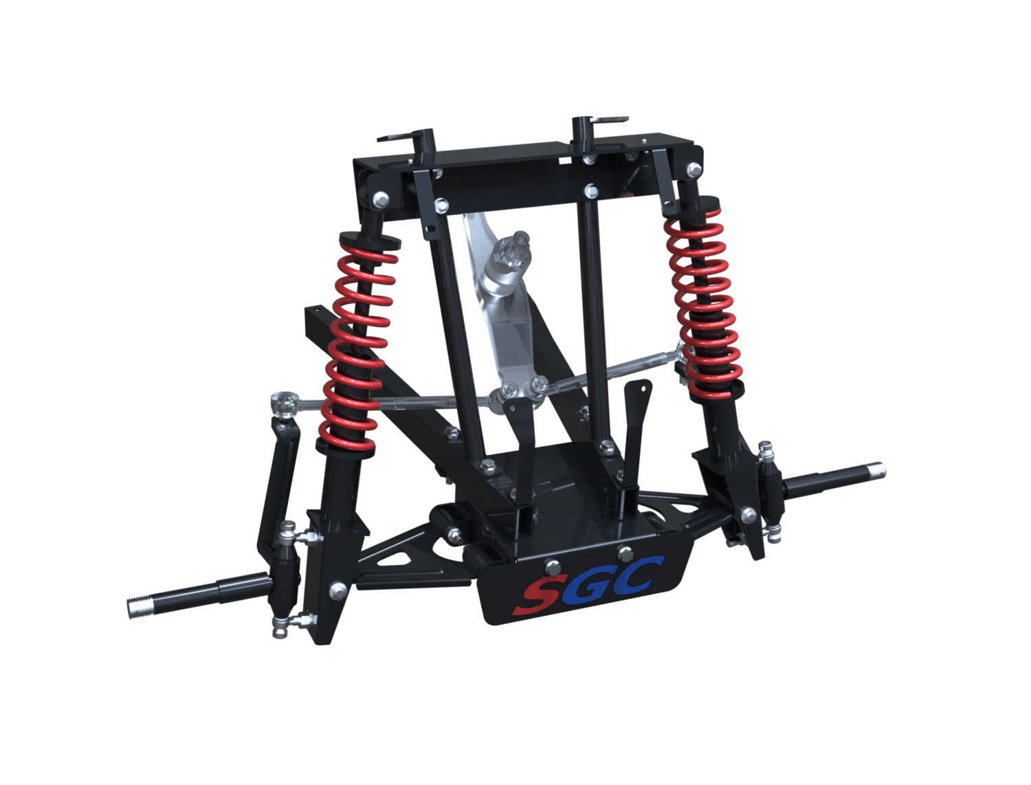 SGC Lift Kit – 6″ Built-In Coil-Over Shocks A-Arm for EZGO TXT (1994-2001.5) Electric