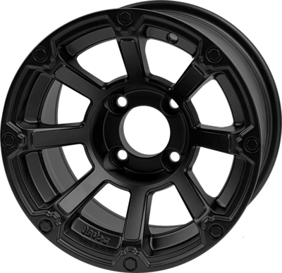 SGC 12″ Cyclops Matte Black Wheel – Aluminum Alloy (SET OF 4)