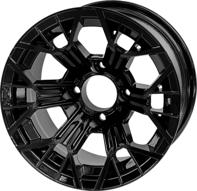 SGC 12″ Mantis Glossy Black Wheel – Aluminum Alloy (SET OF 4)