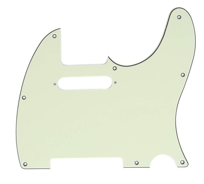 Brio 8 Hole Guitar Tele® Pickguard RH
3 Ply Mint
