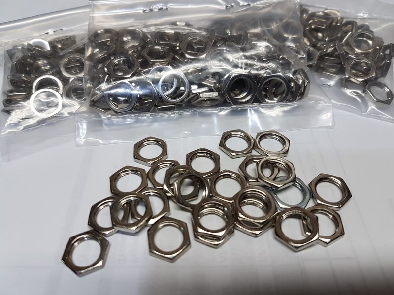 Pack of 100 Nuts for US Pots and Jacks