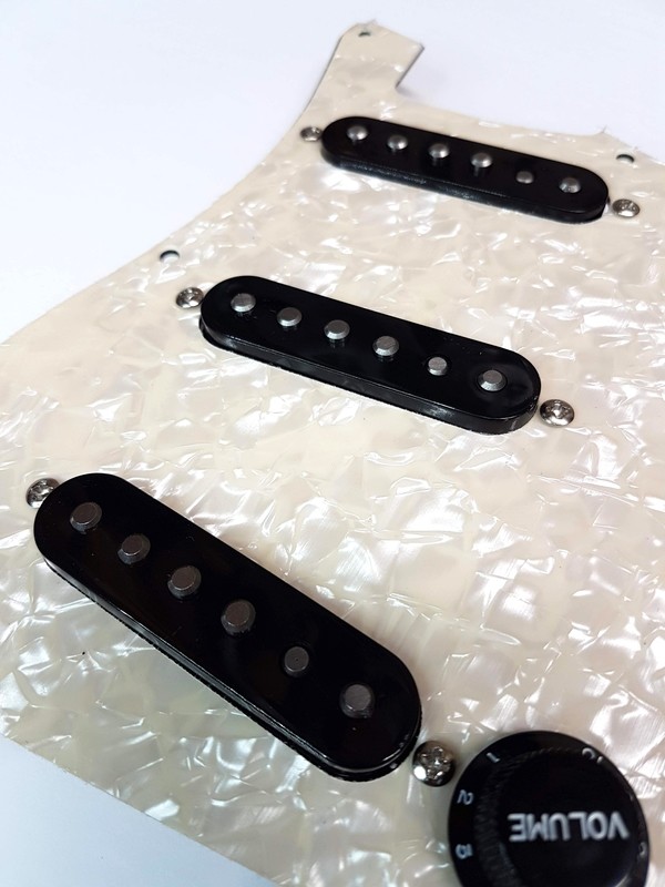 Pre Wired Fully Loaded Drop In 11 hole Strat SSS - You Choose Pickguard Color