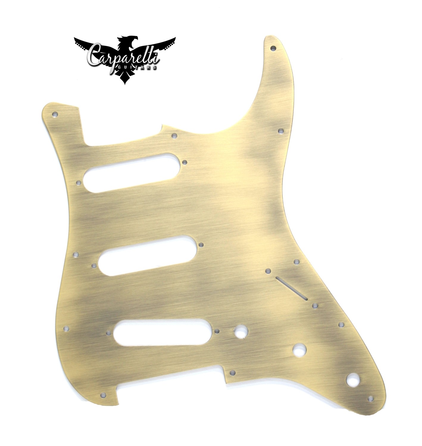 Carparelli Anodized Aluminum Pickguard for SSS Stratocaster® Bronze