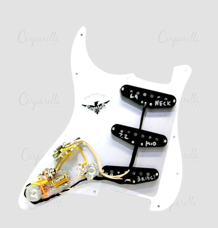 Carparelli Pre-Wired SSS Green Pearloid for Stratocaster®
