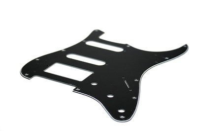 Brio HSS Strat® Pickguard 11 Holes 3 Ply Black