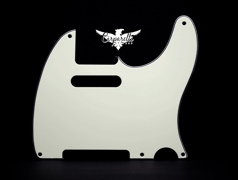 Brio Vintage 5 Hole Tele® Pickguard RH  3 Ply Ivory