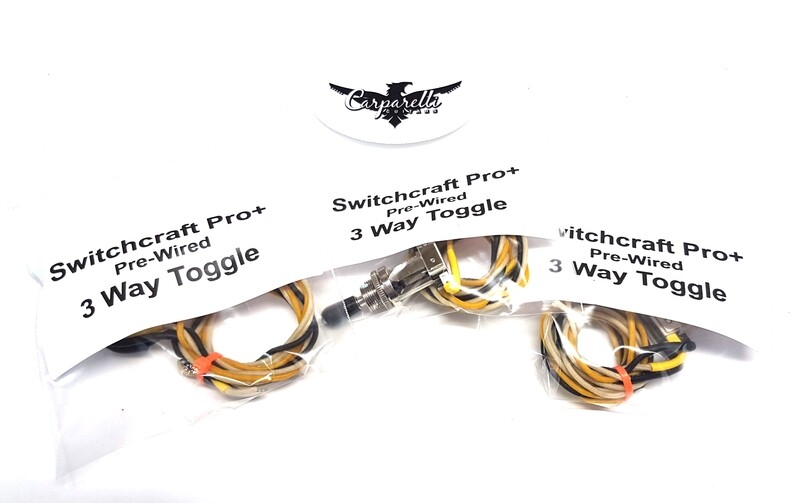Switchcraft Carparelli Pro + Pre-Wired with Identi-side Short 3way Toggle