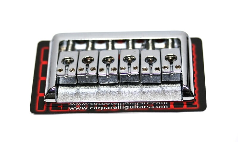 Brio 6 String Guitar Bridge Chrome