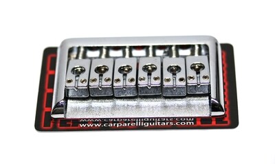 Brio 6 String Guitar Bridge Chrome