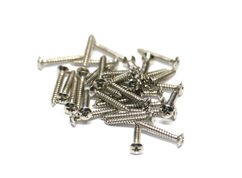Brio 10 Pack Bridge Mounting Screws 3mmD 22mm L Chrome