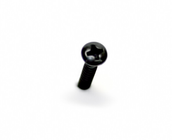 Brio 10 Pack Bridge Mounting Screws 3mmD 22mm L BLACK