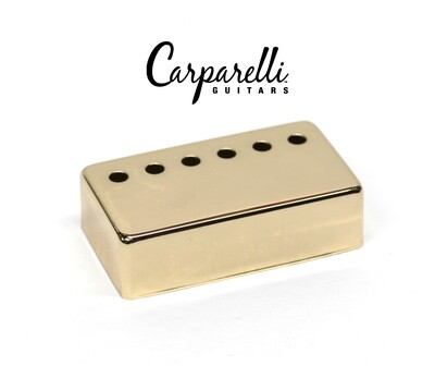 1 x Carparelli Metal Humbucker Cover 52mm Gold