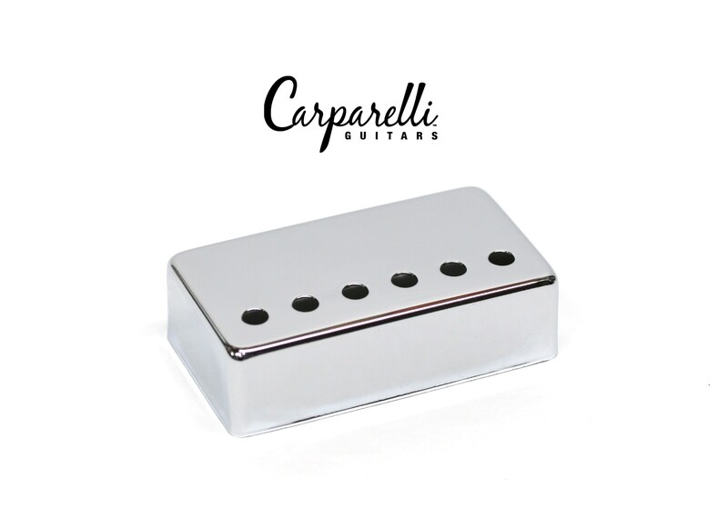 1 x Carparelli Chrome Nickel Silver Metal Humbucker Cover 52mm
