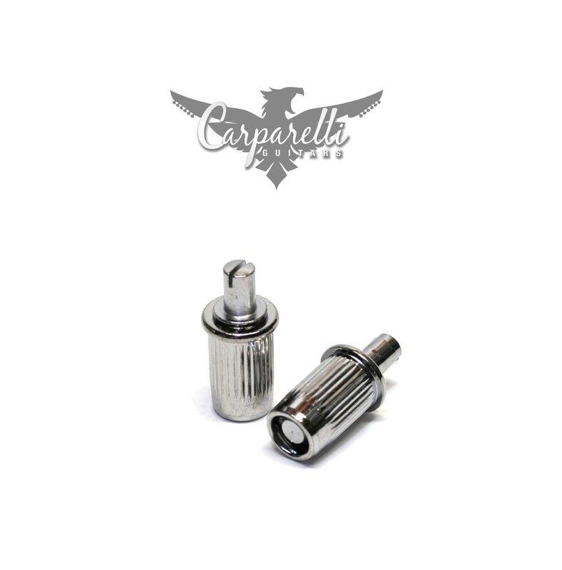 Large Hole Bridge Stud Anchor SET of 2 Chrome Tunematic