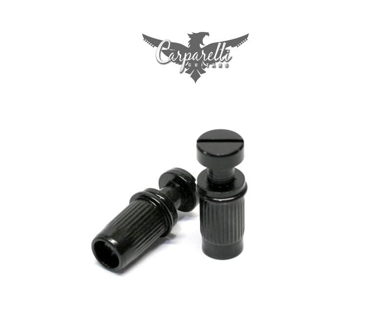 TuneOMatic Style Stop Tail Stud and Anchor Black Pair