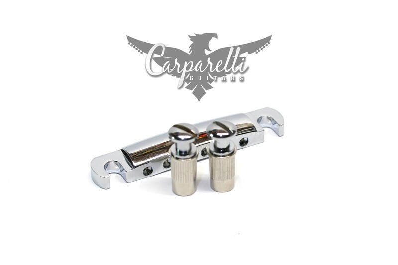 Carparelli Stop Tailpiece with Metric Studs &amp; Anchors Chrome