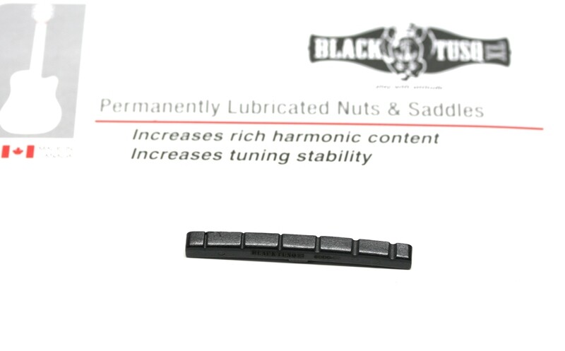 BLACK TUSQ XL FENDER STYLE SLOTTED NUT