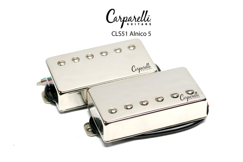 Carparelli CLS51 Alnico 5 Vintage Nickel Humbucker Set Neck/Bridge