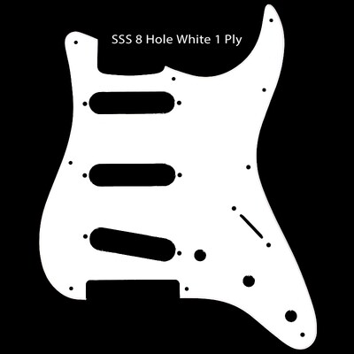 SSS Stratocaster® 8 Hole Pickguard