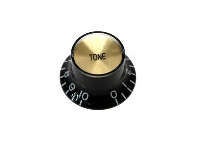 Brio Set of 4 Reflector Knobs Black w/Gold Top ( US SIZE )