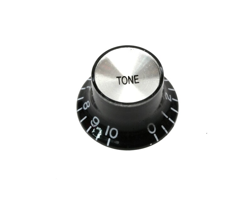 Brio Set of 4 Reflector Knobs Black w/Silver Top ( US SIZE )