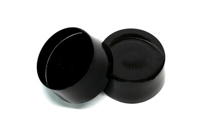 Pitch Black Speed knobs vintage style numbers, fits USA split shaft pots.