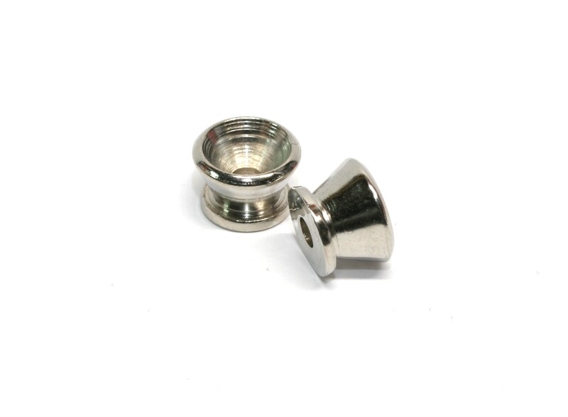 Brio Guitar Metal Small Strap Buttons, Chrome