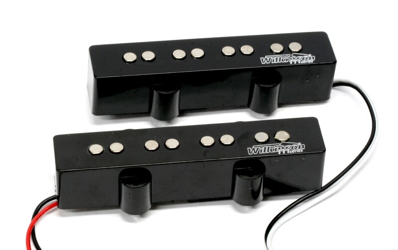 Wilkinson Variable Gauss Ceramic Traditional Jazz Bass Pickups Set for JB Style Electric Bass