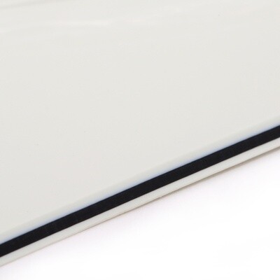 Brio Pickguard Blanks 12" x 17" 3 Ply Aged White Parchment