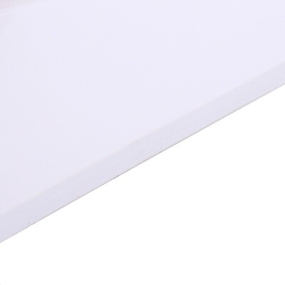 Brio Pickguard Blanks 12" x 17" 1 Ply White