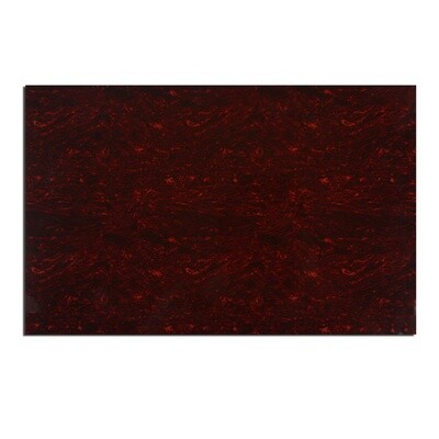 Brio Pickguard Blanks 12&quot; x 17&quot; 4 Ply Red Tortoise Shell