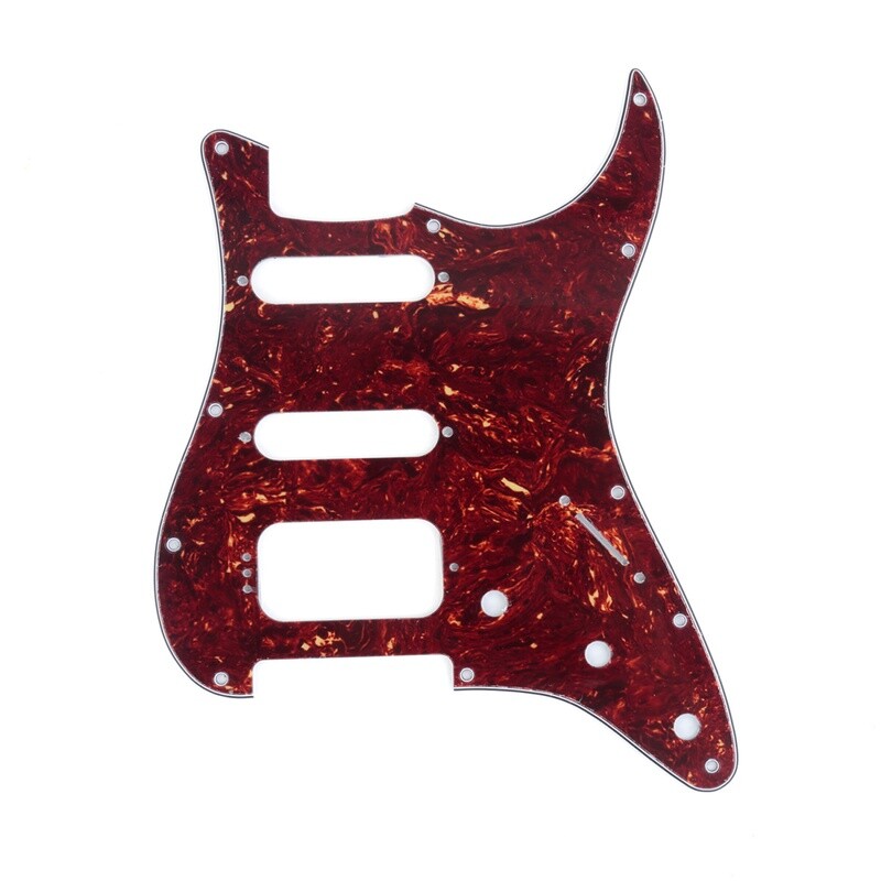 Brio HSS for American Standard Strat®, 4 screw Hole Humbucker, 11 Hole Vintage Tortoise Shell 4 Ply