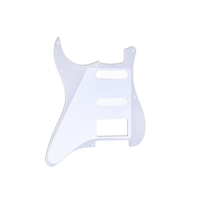 Brio 11-Hole Modern Style Strat HSS Pickguard for American Stratocaster Pearl Blue