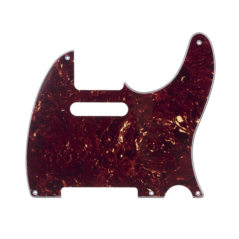 Brio 5 Hole Vintage Tele® Pickguard USA/Mexican Fender Standard Vintage Tortoise 4ply