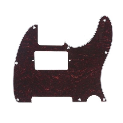 Brio Tele® Humbucker 8 hole 4 ply Pickguard Red Tortoise