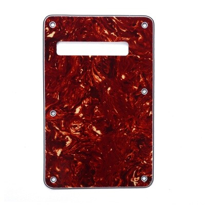 Brio Vintage Tortoise Modern Style Back Plate Tremolo Cover 3 ply - US/Mexican Fender®Strat® Fit