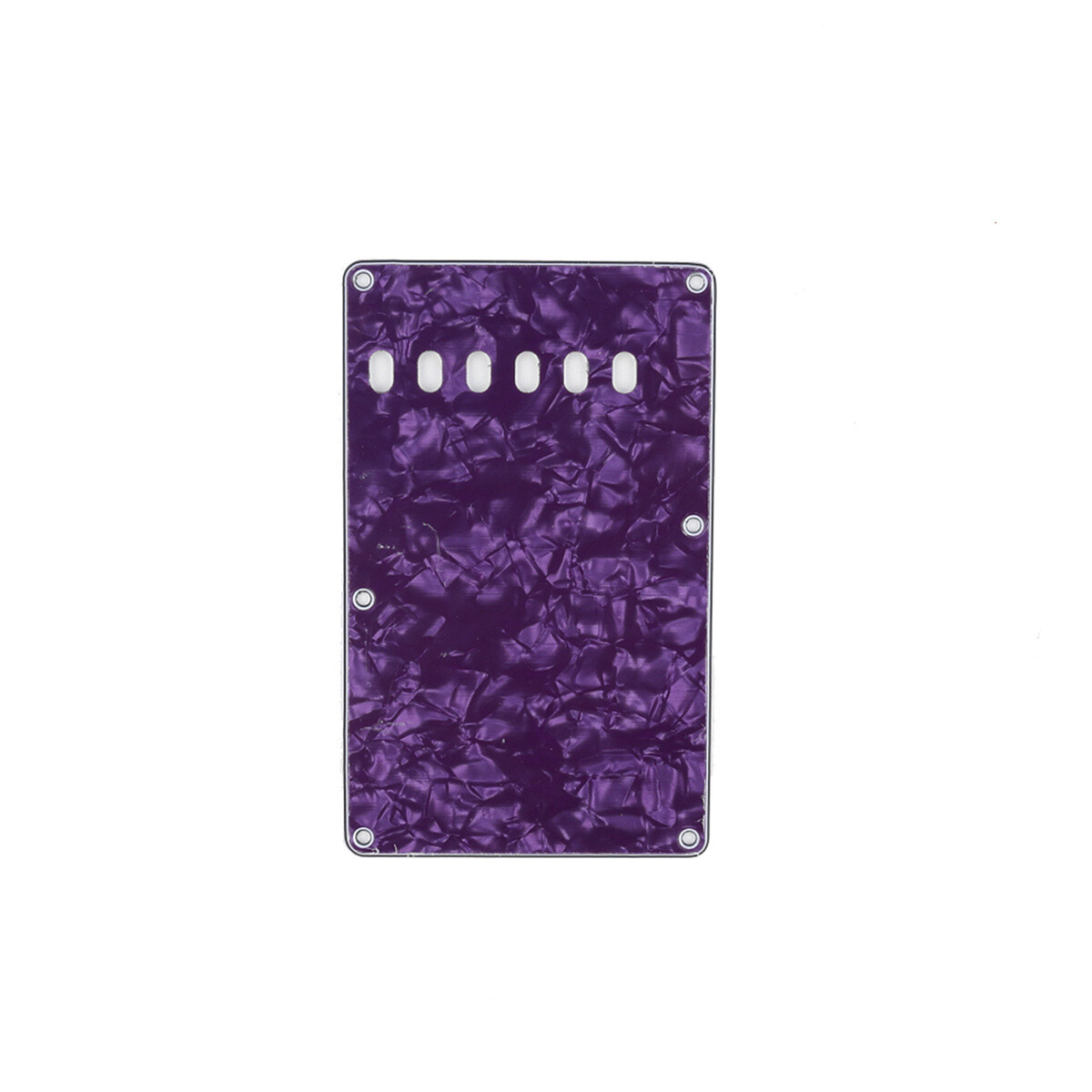 Brio Pearl Purple Vintage Style Back Plate Tremolo Cover 4 ply - US/Mexican Fender®Strat® Fit
