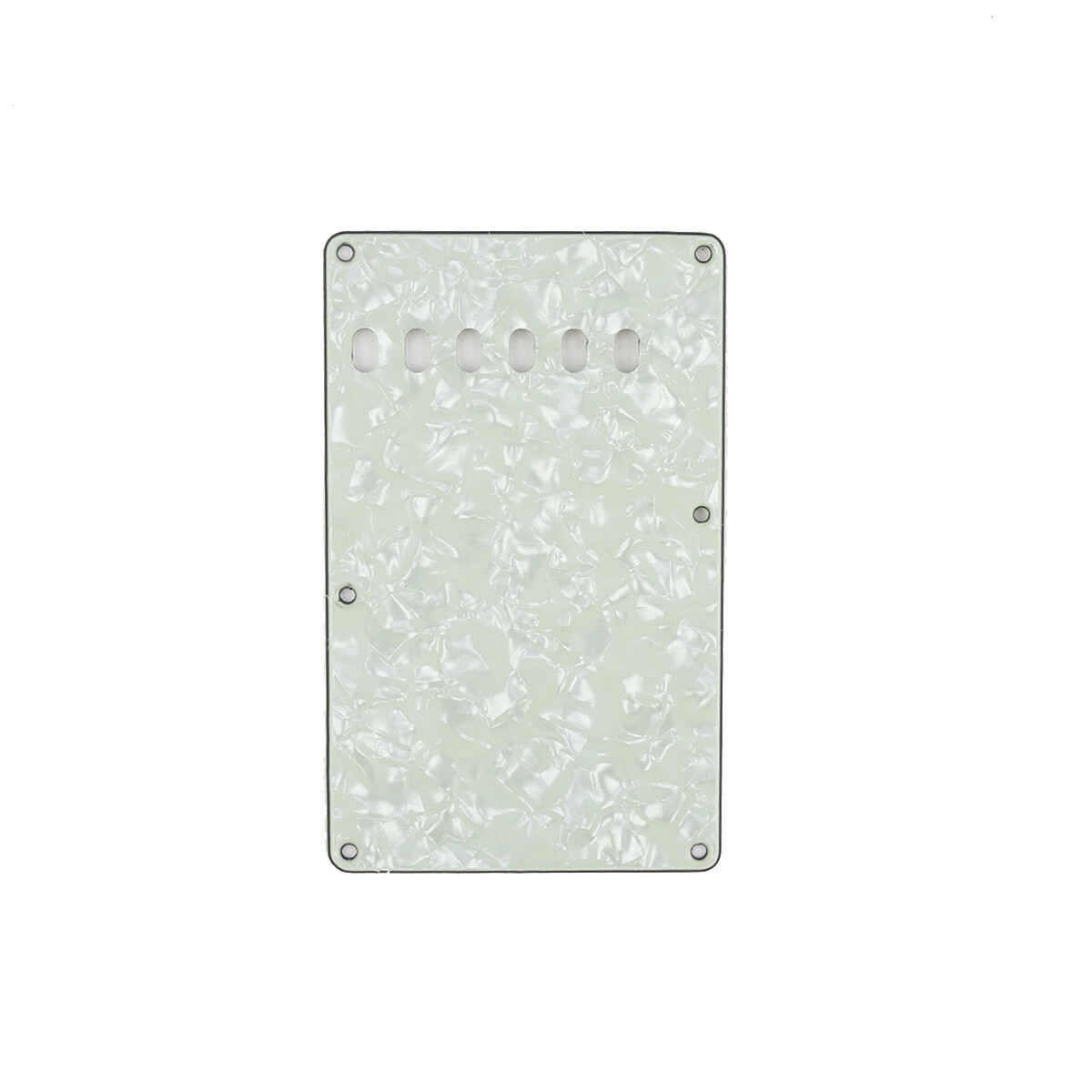 Brio Pearl Mint Green Vintage Style Back Plate Tremolo Cover 4 ply - US/Mexican Fender®Strat® Fit
